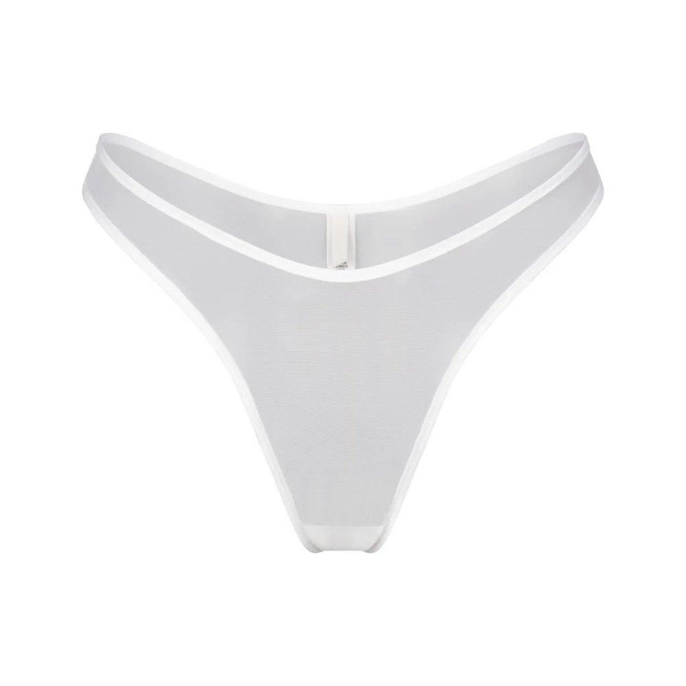 Skims Ultra Fine Mesh Thong - Marble - Picture 1 of 4